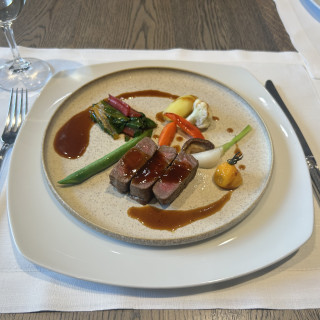 メインの牛フィレ肉