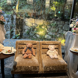 会場装花の雰囲気です。値上がりポイントではあります。|746734さんのアカガネリゾート京都東山（AKAGANE RESORT KYOTO HIGASHIYAMA）の写真(2428985)