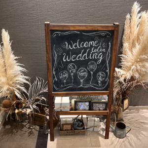 階段を上がった先の飾りです
そのまま使わせていただきました|746835さんのウエディングレストラン ジュレの写真(2547022)