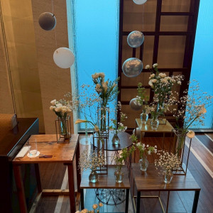 予算内で高さを出したかったのでバルーンを入れました|746835さんのウエディングレストラン ジュレの写真(2547021)