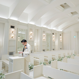 チャペル|746861さんのアーセンティア迎賓館（静岡）/テイクアンドギヴ・ニーズウェディングの写真(2429612)