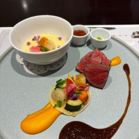 試食をワンプレートで。フレンチと和の融合とても良かったです。