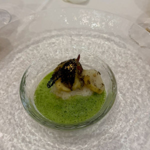 1番好きだった鮑のリゾット|746940さんのル・センティフォーリア大阪(クラウディアホールディングスグループ)の写真(2562012)