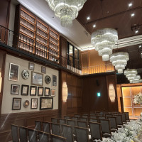 図書館をテーマにつくられた内装