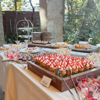 デザートビュッフェの様子です