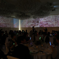 プロジェクションマッピングをシーンごとに選べます。