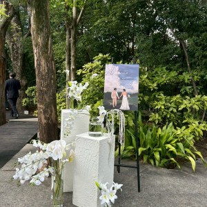 披露宴会場までの道|747004さんのザ・ガーデンオリエンタル・大阪の写真(2540619)