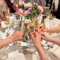 ゲストテーブルの装花