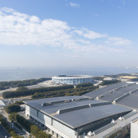 披露宴会場からの外観