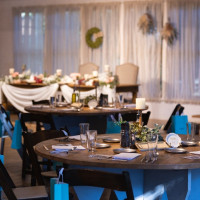 会場内も自分たちらしく飾り付けしてもらいました