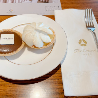 試食のレモンパイ、チョコパイ