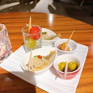 一口サイズでお酒が進みました