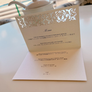 試食のメニューです