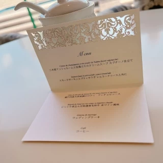 試食のメニューです