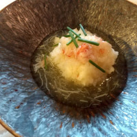 ベニズワイガニの餡かけごはん