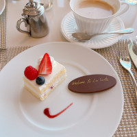 試食のケーキです
甘すぎず重くないところがよかったです