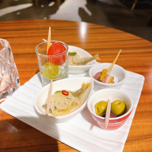 一口サイズでお酒が進みました|747140さんの軽井沢高原教会の写真(2431805)