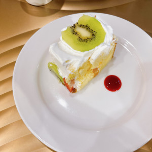 ケーキカットのケーキです|747140さんの神戸北野ハンター迎賓館の写真(2443041)