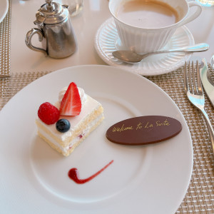 試食のケーキです
甘すぎず重くないところがよかったです|747140さんのホテル ラ・スイート神戸ハーバーランドの写真(2441697)