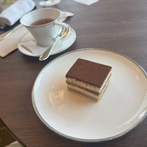 デザートのティラミス|747170さんのパレスホテル東京(PALACE HOTEL TOKYO)の写真(2434743)
