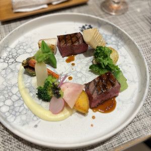 試食としていただいたお料理|747178さんのATOLL TERRASSE 鴨川（アトールテラスカモガワ）●BRASSグループの写真(2432145)