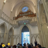 挙式会場内　パイプオルガン二階部分