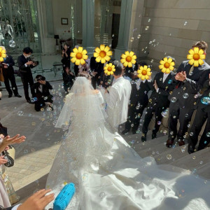 フラワーシャワー|747191さんのWedding of Legend GLASTONIA  - グラストニア -の写真(2431378)