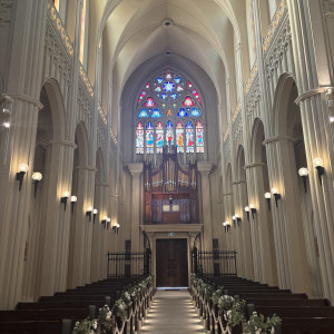 感動の大聖堂！とても綺麗でした！|747220さんのノートルダムマリノア/FIVESTAR WEDDINGの写真(2441248)