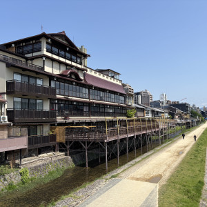 5月からは川床がでています。|747281さんのFUNATSURU KYOTO KAMOGAWA RESORT（登録有形文化財）の写真(2431641)
