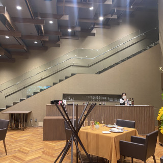 披露宴会場の階段