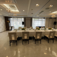 人数が少ない方の披露宴会場です。