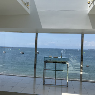海を遮るものがない