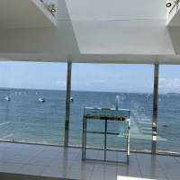 海を遮るものがない