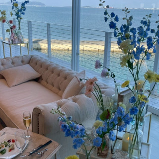 披露宴会場の背景です。