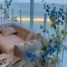 披露宴会場の背景です。