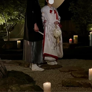 披露宴後も新郎新婦のみでたくさん写真を撮ってもらえます|747380さんの岐阜モノリスの写真(2448175)