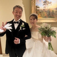 入場前にプランナーさんが撮ってくれたプライベートショット