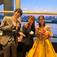 結婚式終了後プランナーさんと