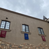 庭からみた外観です。