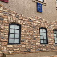 庭からみた外観です。