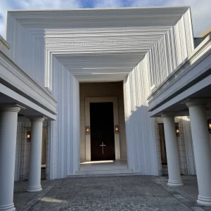 チャペルに続く通路です。|747422さんの覚王山ル・アンジェ教会の写真(2434674)