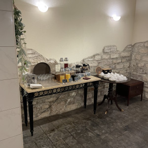 待合室のドリンク置くところです。|747422さんのマリエール山手(Marriyell YAMATE)の写真(2563776)