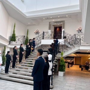 大階段|747491さんのアルカンシエル luxe mariage 大阪（アルカンシエルグループ）の写真(2432719)
