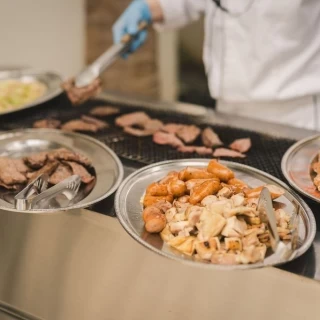 ガーデンでバーベキュー