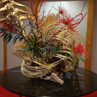 神殿の前室にある印象的な装飾