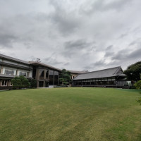 広い庭園