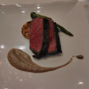 国産牛フィレの鉄板焼き ジロール茸のソース|747727さんのRISTORANTE“CANOVIANO”（リストランテ　カノビアーノ）（ホテル雅叙園東京内）の写真(2438816)