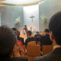 ベールアップ最後尾です。段になっていないですがよく見えます。