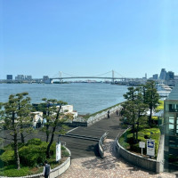 ホテルの外からの景色