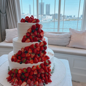 ウェディングケーキ|747766さんのホテル インターコンチネンタル 東京ベイの写真(2434196)